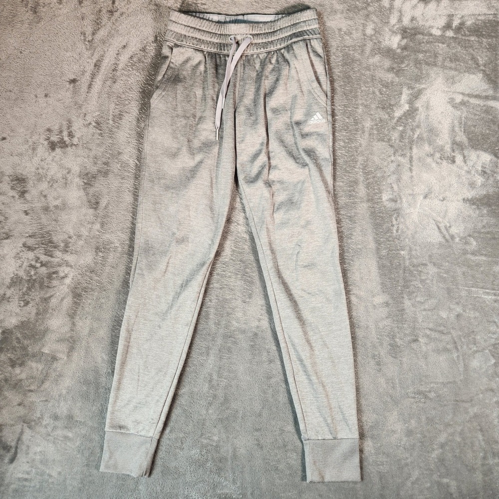 Adidas Joggers Mens XS Gray Excellent‎ Climawarm Tapered Sweatpants AY7644